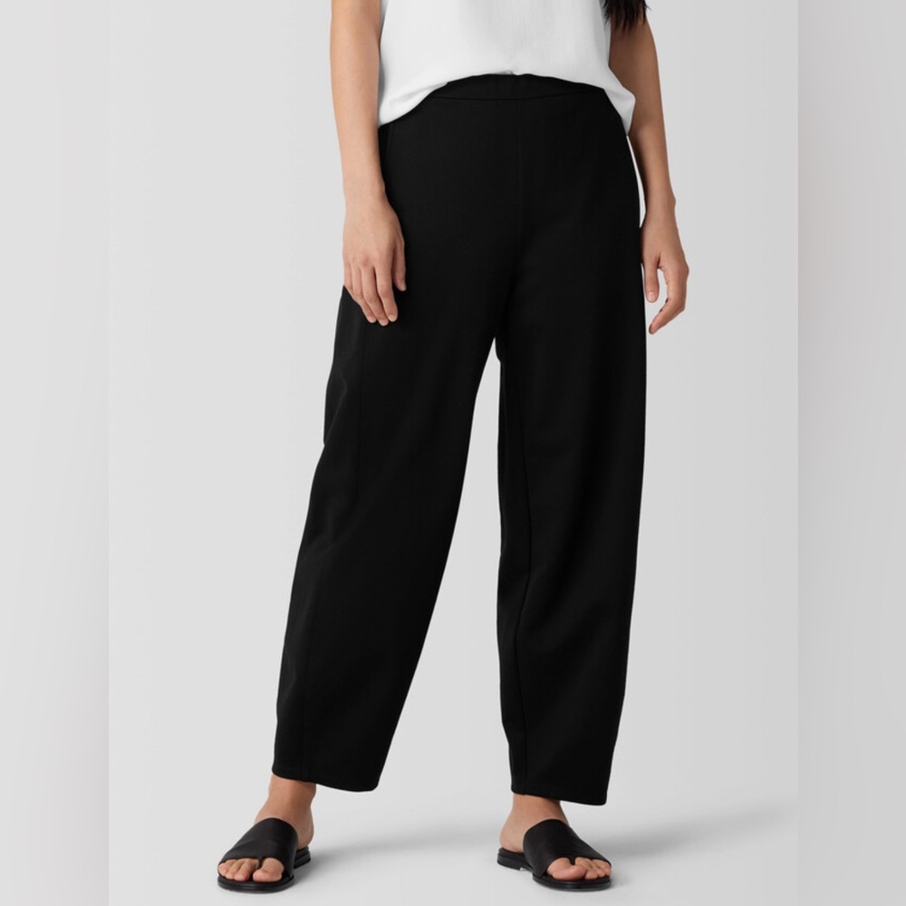 Eileen Fisher Washable Flex Ponte Curved Lantern Pant